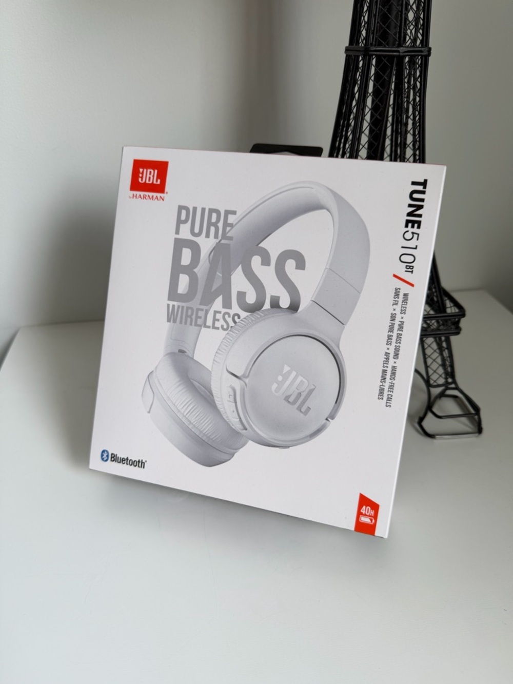 JBL White Over-Ear Headphones